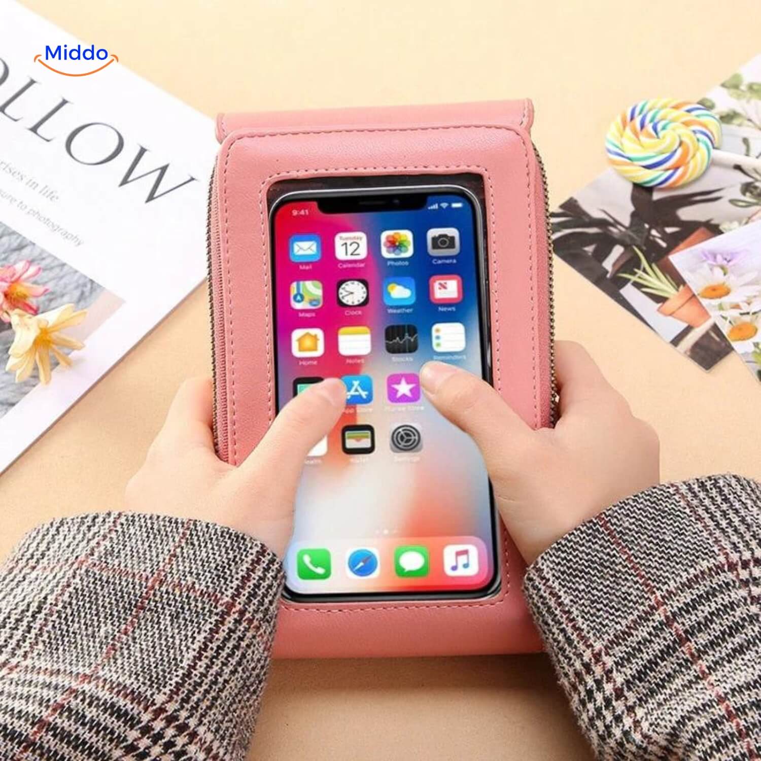 Touchscreengo Touchscreen Schultertasche