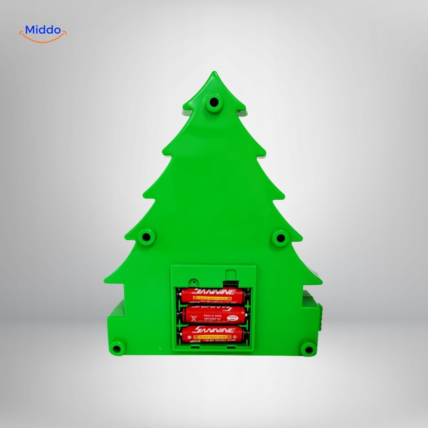 treemendous DIY Ornamenten Set Batterien Rückseite Mitte