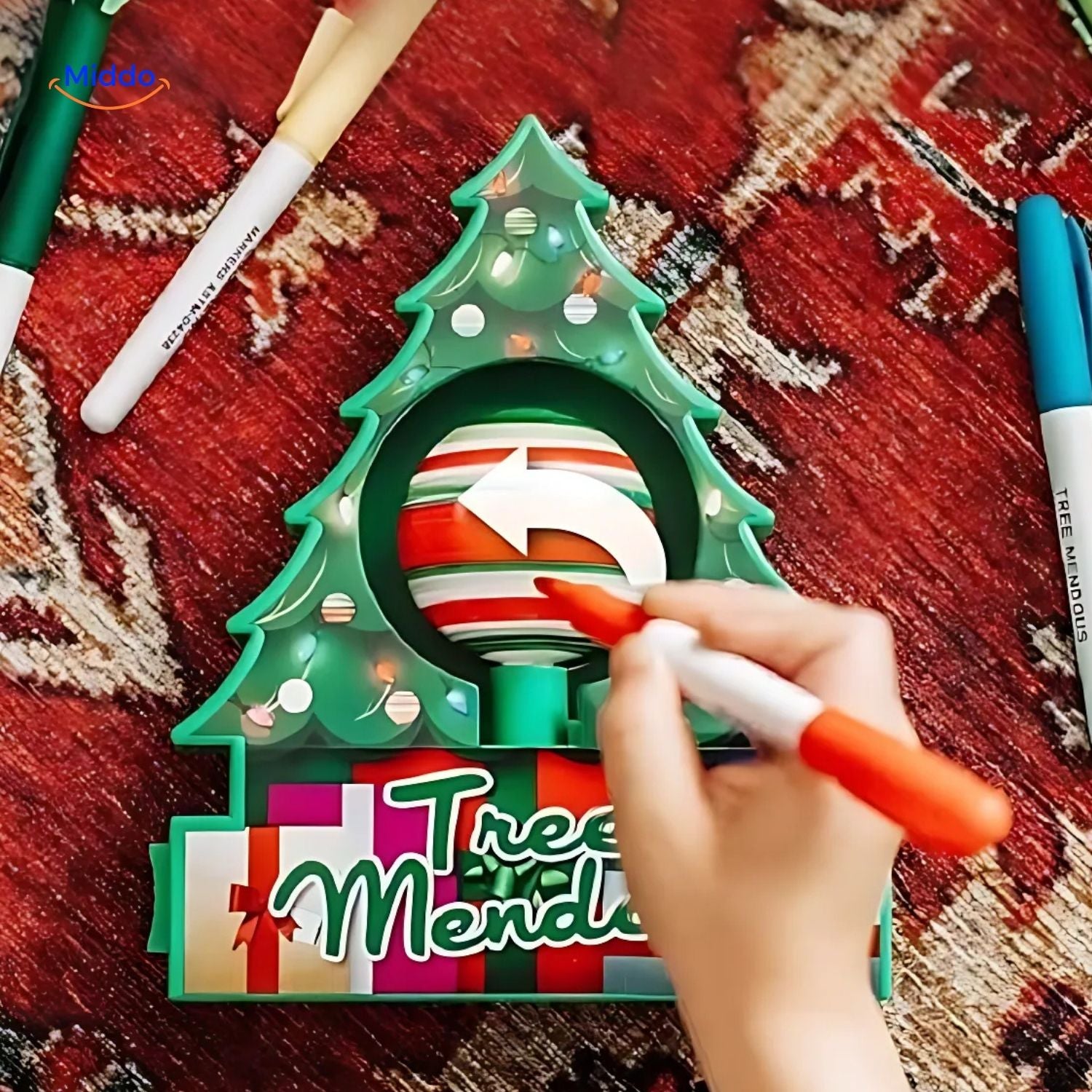 treemendous DIY Ornamenten Set Dekoration mit Stift Middo