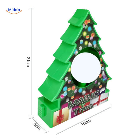treemendous DIY Ornamenten Set Weihnachtsbaum mit Abmessungen Middo
