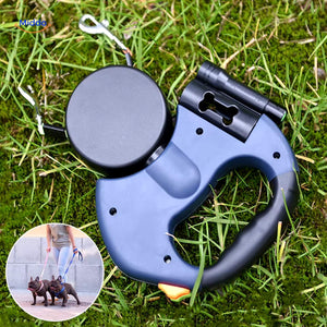 Twintails™ Easywalk | 2-in-1 Einziehbare Leine für kleine und mittelgroße Hunde