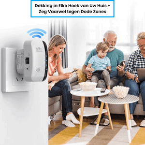 WiFi-Repeater für die Familie, bietet starke Verbindung im ganzen Haus