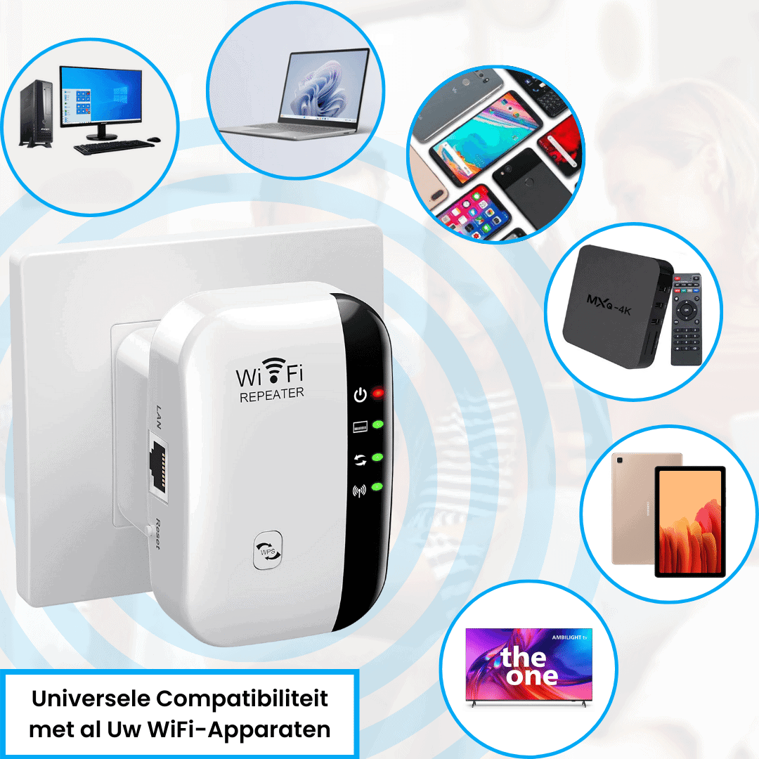 WiFi-Repeater mit universeller Kompatibilität für verschiedene Geräte