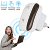 Nahaufnahme eines WiFi-Repeaters mit Statusanzeigen und WPS-Taste.