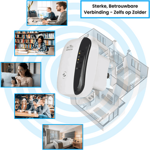 WiFi-Repeater für die Familie, bietet starke Verbindung im ganzen Haus