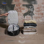 vacubag Tasche komprimiert Kleidung um das Dreifache für leichtes Reisen www.middo.nl