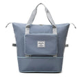 Bild, auf dem die Beggo wasserdichte und erweiterbare Tasche in Blau zu sehen ist
