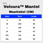 Velourmantel - Größentabelle für Brust und Länge in cm

Besuchen Sie uns auf www.middo.de, um die perfekte Passform zu finden!