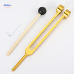 vibecleantm Heilungsstimmungsfork Set Gold Runde Spitze 245 cm