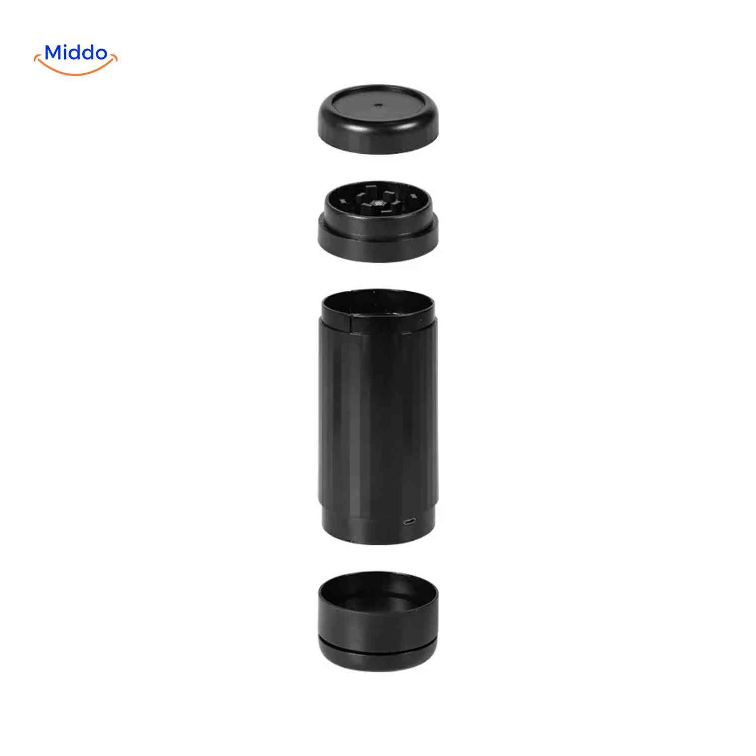 vibrogrind grinder alle Teile auseinander für eine vollständige Übersicht www.middo.de