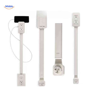 voltiflex Steckdose ultradünne Wandsteckdose mit USB A und USB C