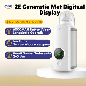 Warmiboo Flaschenwärmer mit digitalem Display und Temperatureinstellung