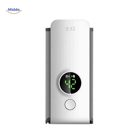 WarmeBoo Flaschenwärmer mit LED-Temperaturanzeige vorne www.middo.nl
