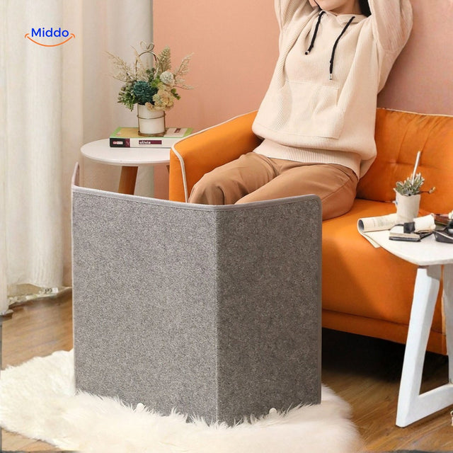 Warmilo Fußwärmer – Wohlig warme Füße auf der Couch! Besuchen Sie uns auf www.middo.de