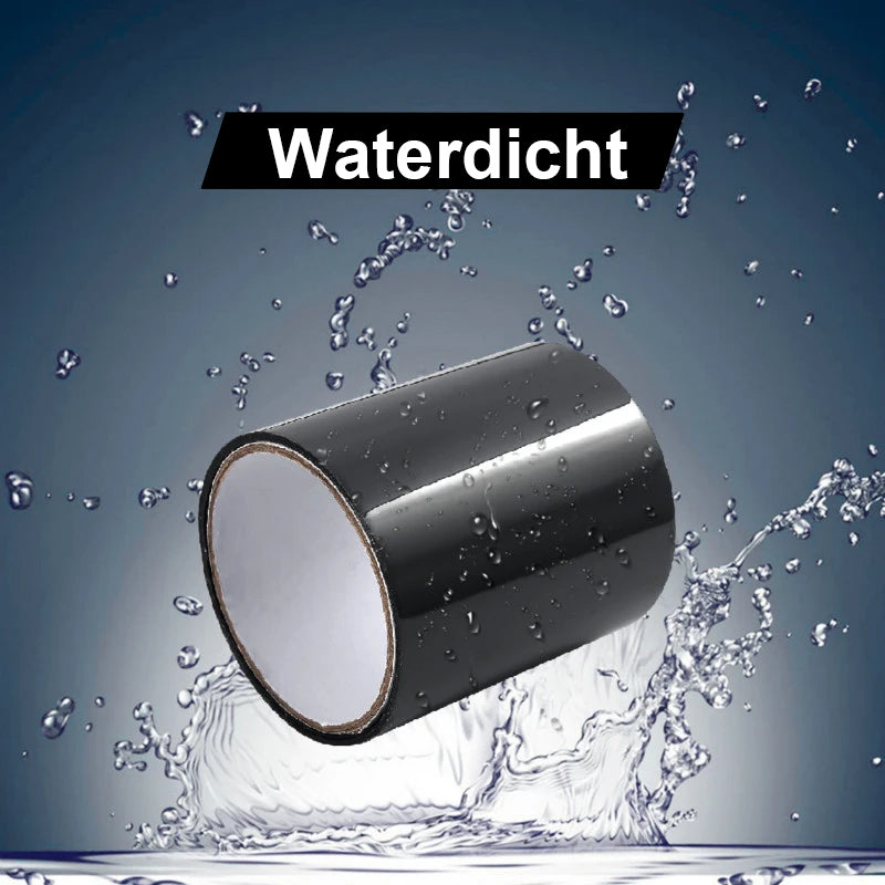 Rolle schwarze wasserfeste Klebeband mit wasserdichten Eigenschaften.