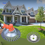 Weedmaster™ Stielose Unkrautbürste mit Stahlrädern