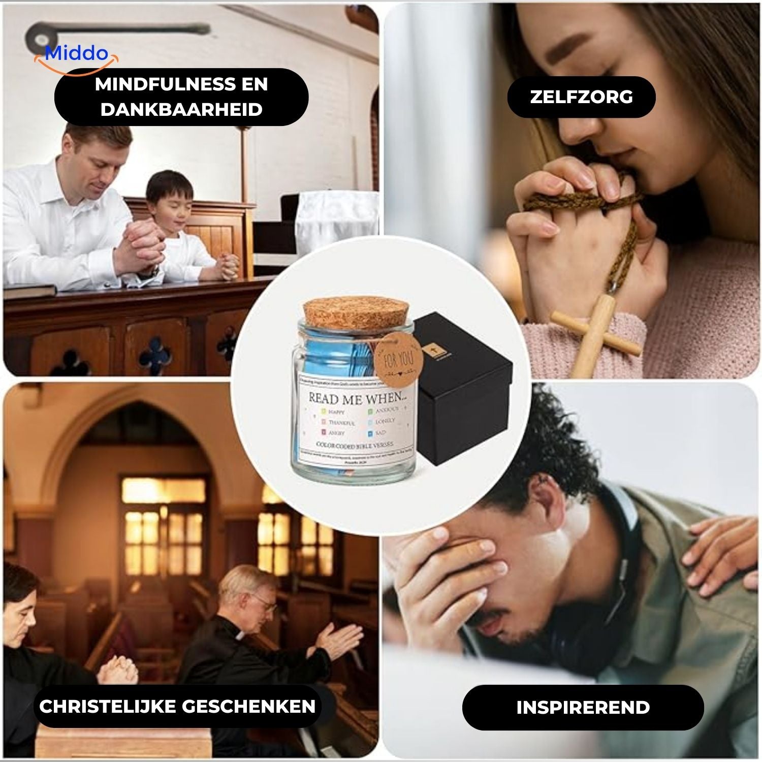WensHart™ Gebetjar | Inspirierende Dekoration und Segnungen