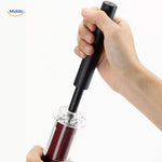 wineease elegante und ergonomische Weinöffner mit Rotweinflasche