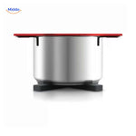 woodinex Untersetzer Edelstahlpfanne mit hitzebeständigem Untersetzer für den Küchengebrauch www.middo.nl