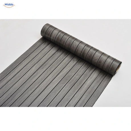 Woodline selbstklebende PVC-Wandpaneele – Grau/Braun – GS004