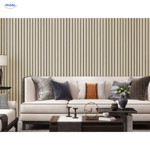 Woodline Hellbeige GS001 im Wohnzimmer