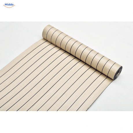 Woodline selbstklebende PVC-Wandpaneele – Hellbeige – GS001