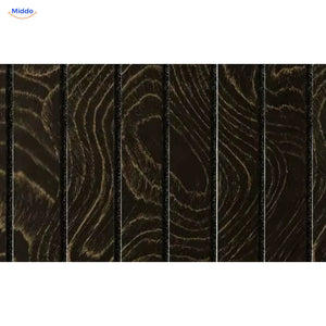 Woodline selbstklebende PVC-Wandpaneele – Schwarz/Gold – GS010