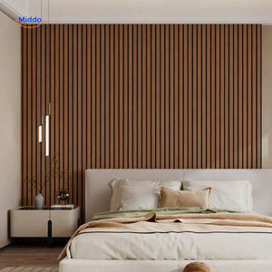 Woodline™ Wandpaneele | 3D-Effekt, Holzstruktur, selbstklebend