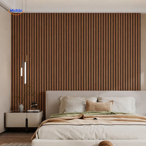 Woodline Wandpaneele natürliche Holzlamellenwand