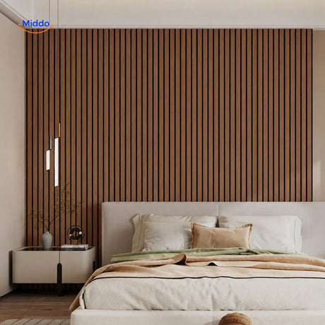 Woodline Wandpaneele natürliche Holzlamellenwand