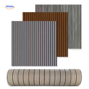 Woodline Wandpaneele grau Holzoptik Rollpaneel