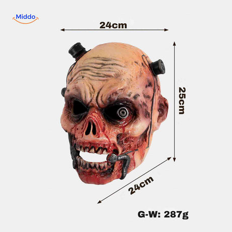 Zombiora Maske – Realistische Zombie-Maske für Halloween Horror Entdecken Sie die Zombiora Maske, die perfekt für Ihre Halloween-Party geeignet ist! Mit einem atemberaubenden, realistischen Design sorgt diese Maske garantiert für Gänsehaut und zieht die Blicke auf sich. Ideal für alle, die ein unvergessliches Gruselerlebnis suchen. Kaufen Sie jetzt und verwandeln Sie sich in das ultimative Zombie-Wesen!