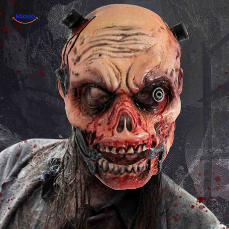 Zombiora Maske – Horror Latex Zombie Maske für Halloween Cosplay - www.middo.de